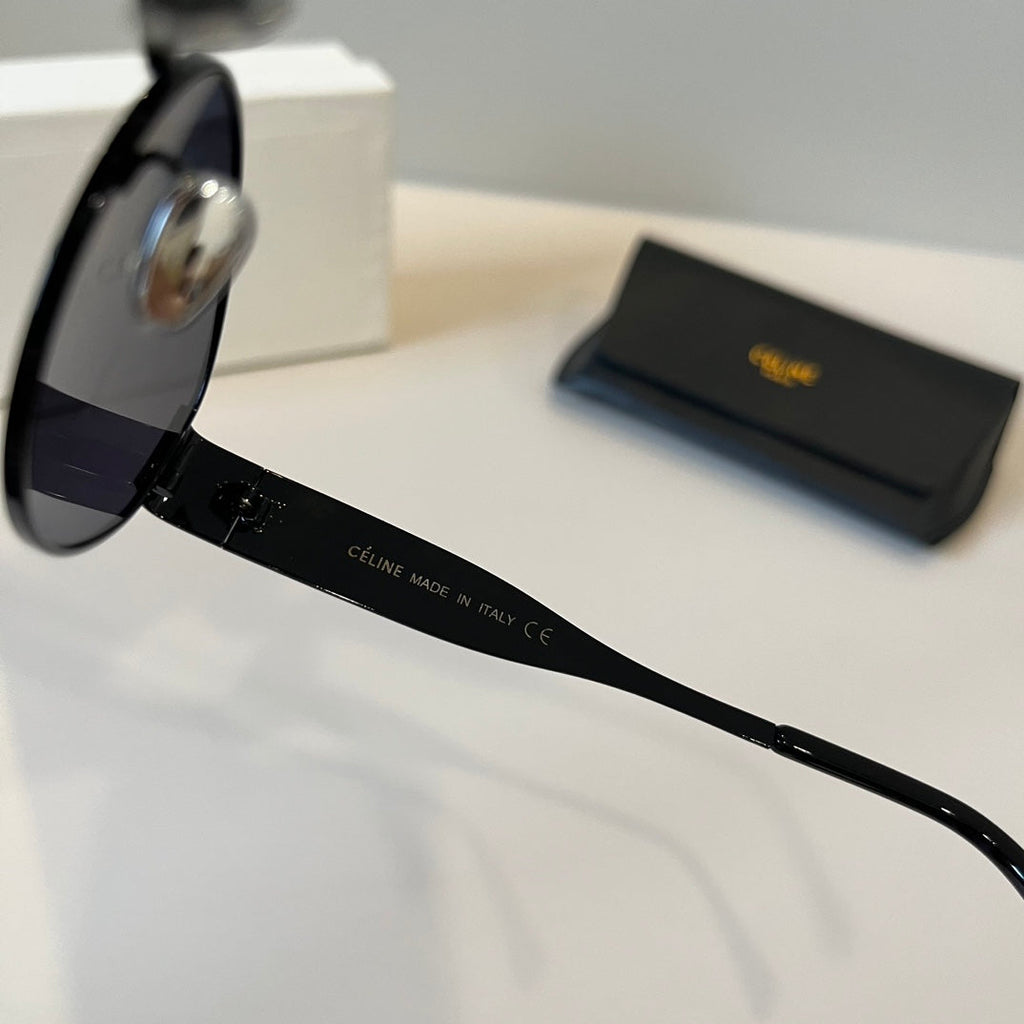 Celine Cat-Eye Black Lens Sunglasses for Men & Women - 372033 - detail image 4