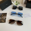 Dior Fashion Blue Lens Sunglasses for Men & Women - 132422