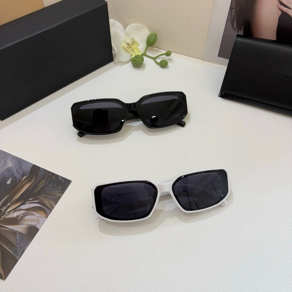 Saint Laurent Metal Fashion Silver Lens Sunglasses for Men & Women - 486906 - detail image 6