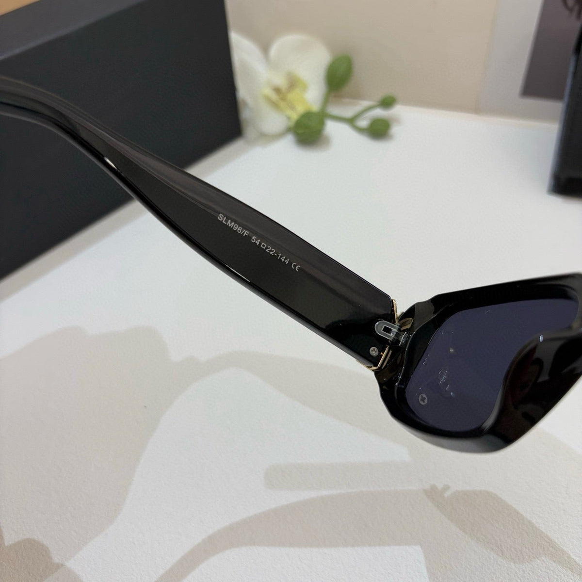 Saint Laurent Metal Fashion Silver Lens Sunglasses for Men & Women - 398785