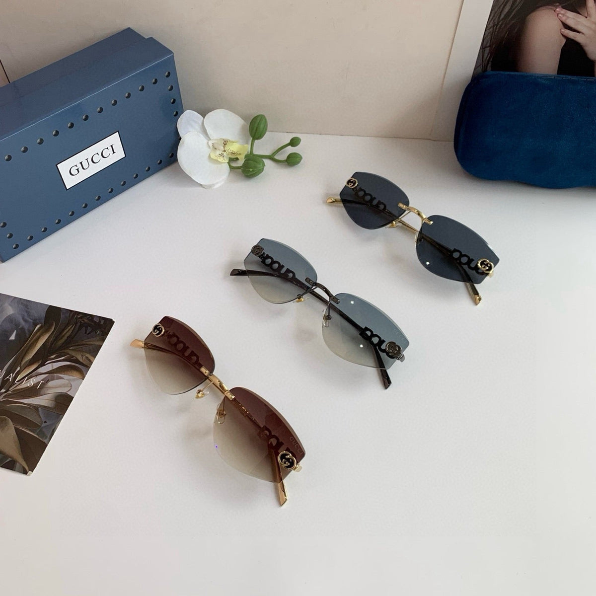 Gucci Polarized Fashion Red Lens Sunglasses for Men & Women - 158222 - detail image 2
