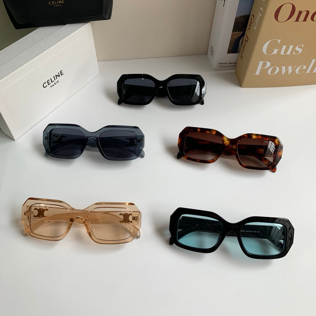 Celine Square Black Lens Sunglasses for Men & Women - 432015 - detail image 9