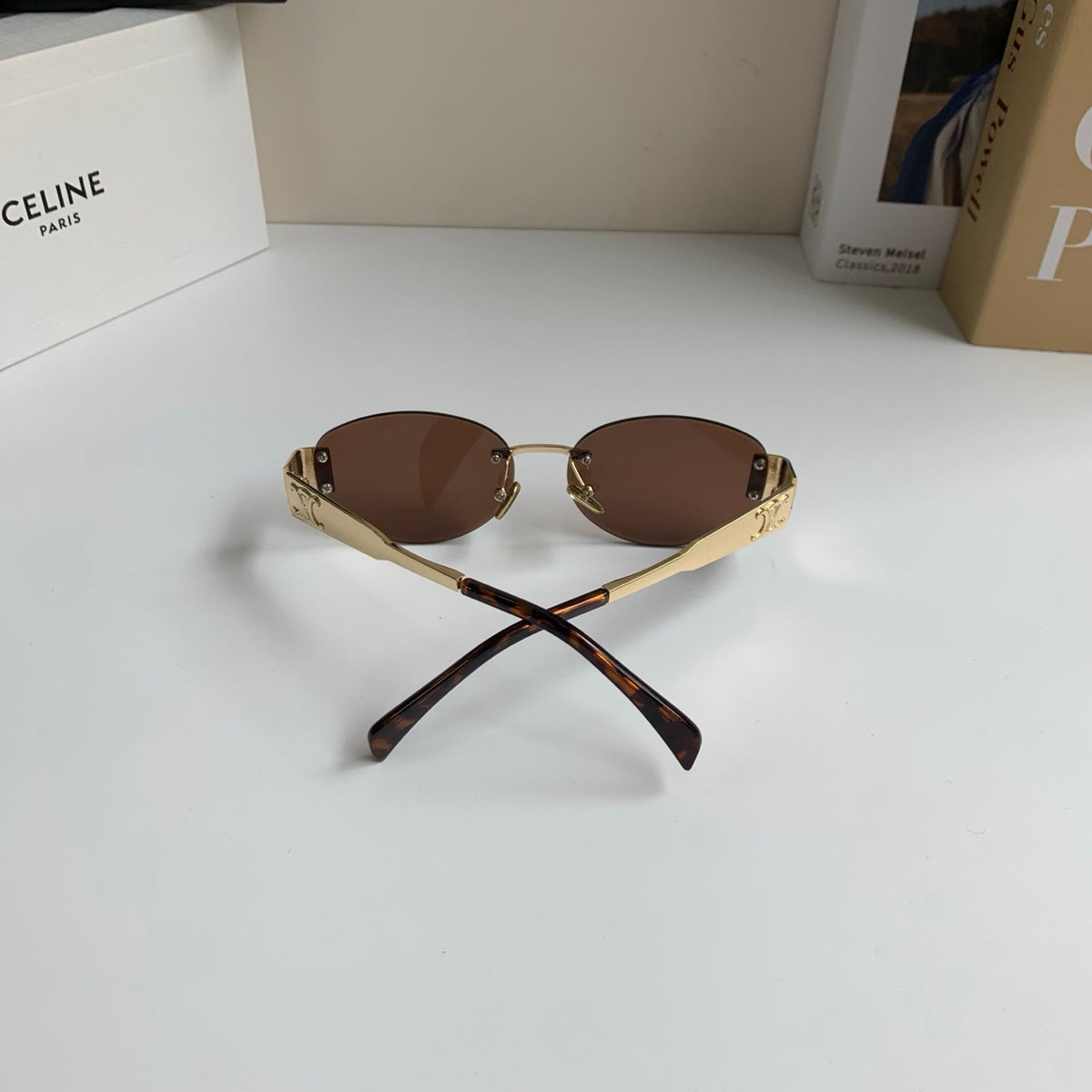Celine Round Silver Lens Sunglasses for Men & Women - 358282 - detail image 7