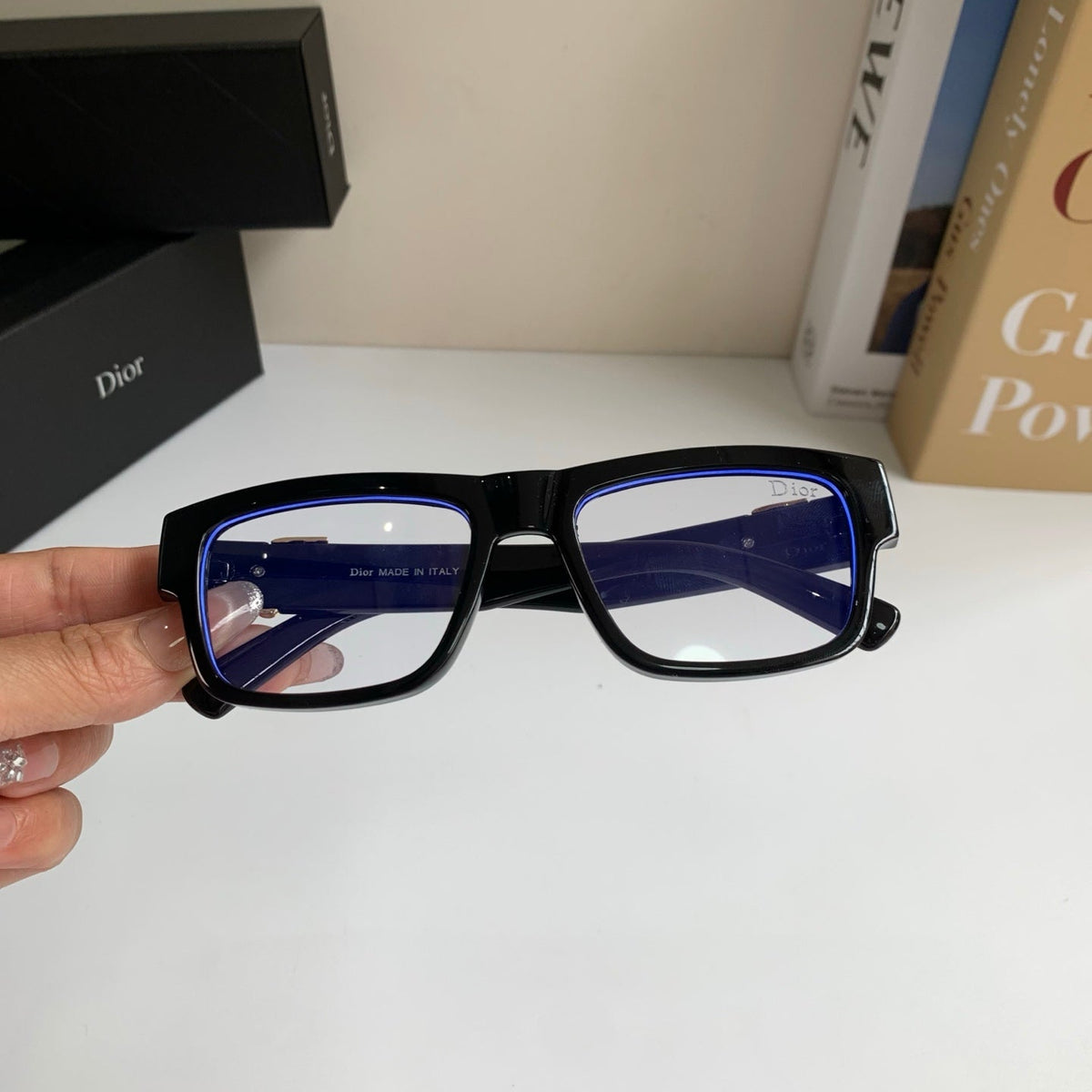Dior Polarized Square Silver Lens Sunglasses for Men & Women - 358213 - detail image 3