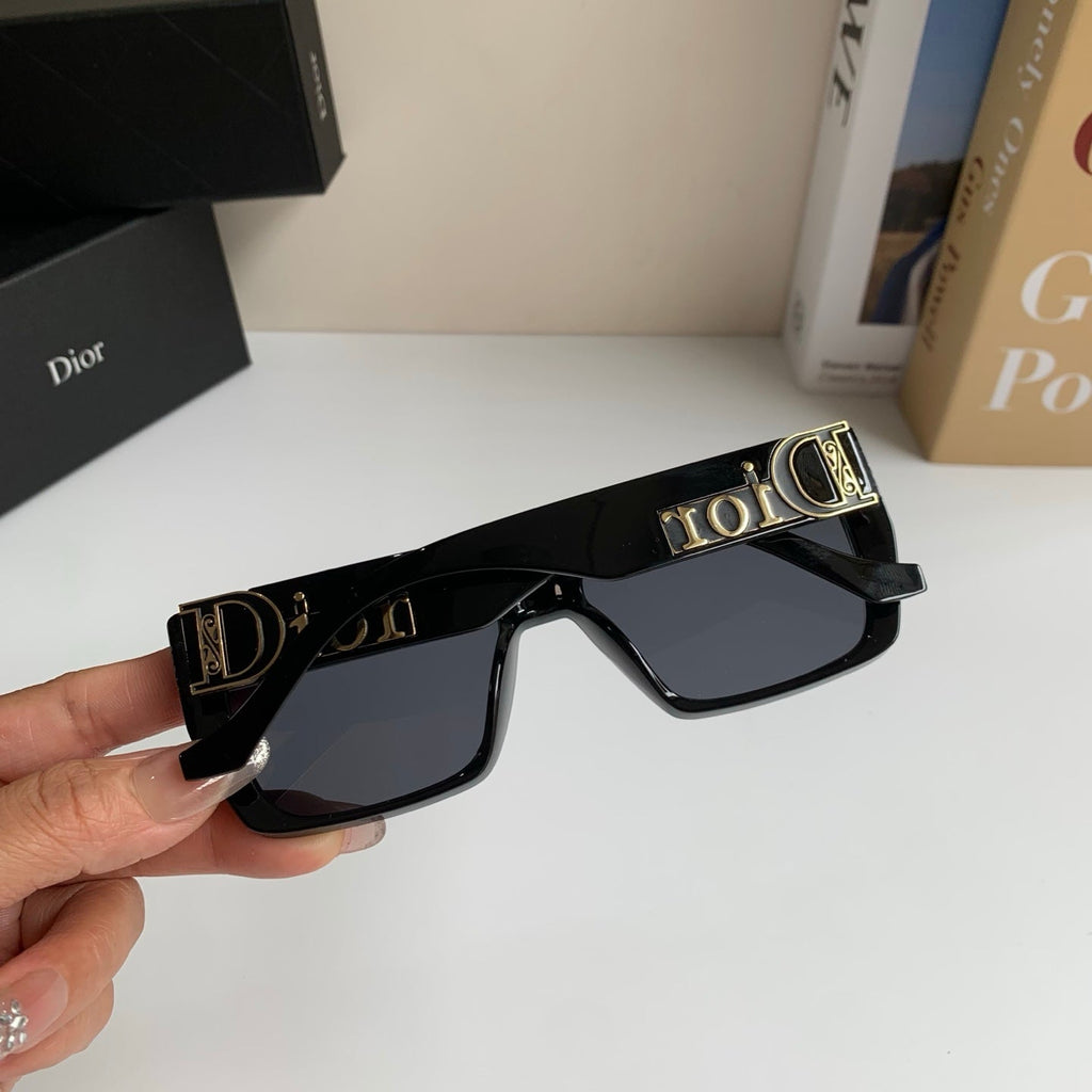 Dior Polarized Square Black Lens Sunglasses for Men & Women - 371932 - detail image 7
