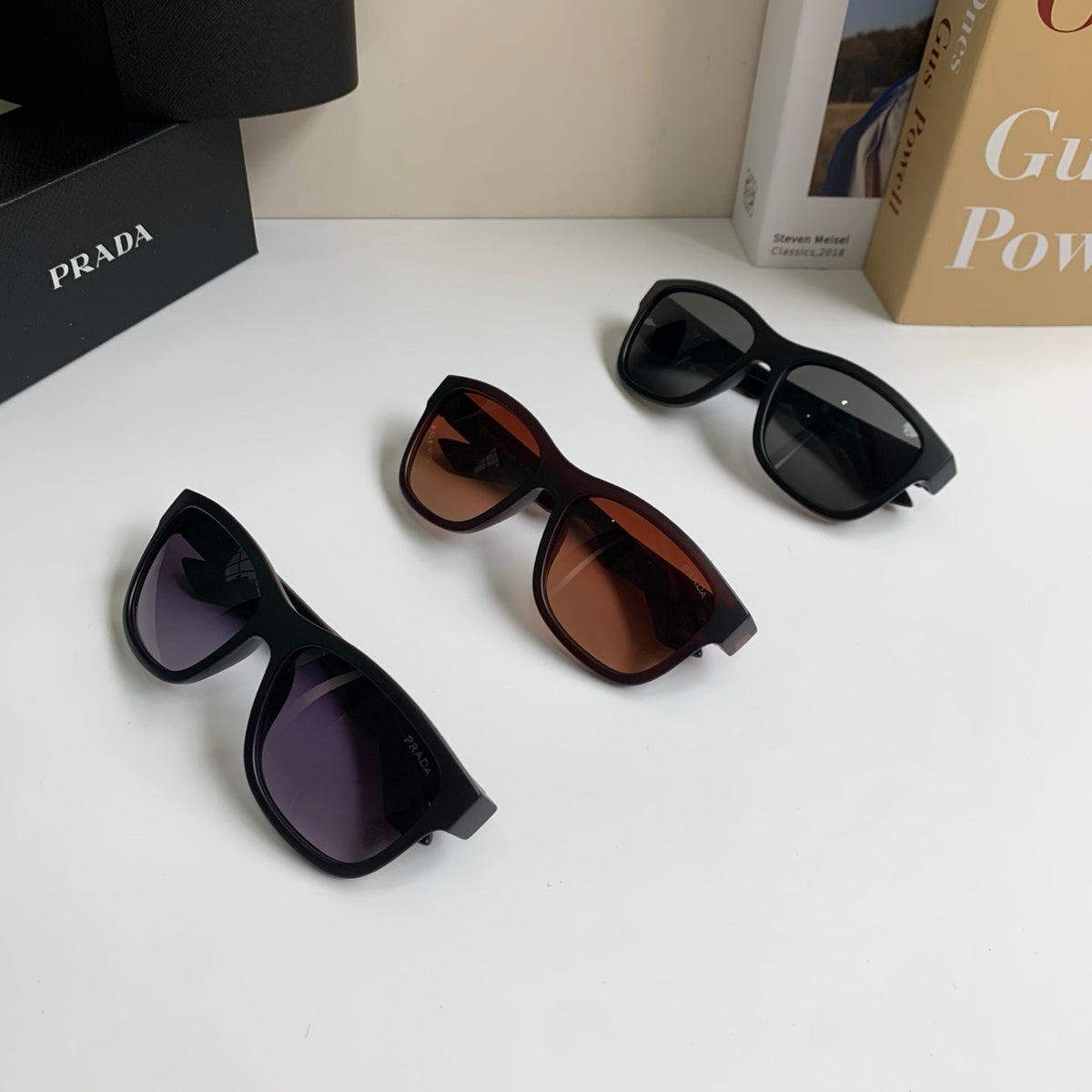 Prada Fashion Red Lens Sunglasses for Men & Women - 465708 - detail image 10
