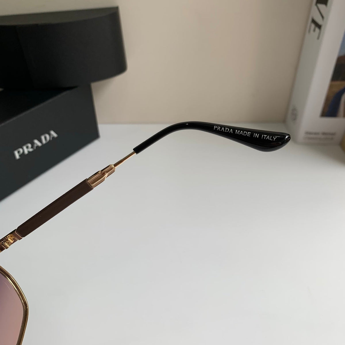 Prada Metal Fashion Silver Lens Sunglasses for Men & Women - 465598 - detail image 9
