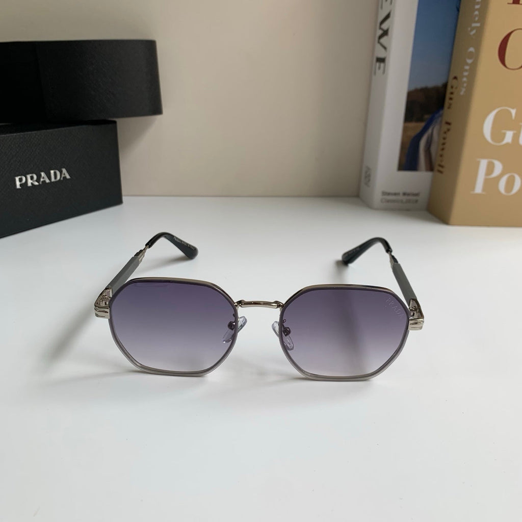 Prada Metal Fashion Silver Lens Sunglasses for Men & Women - 465599 - detail image 3