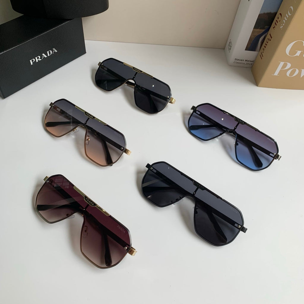 Prada Oversized Silver Lens Sunglasses for Men & Women - 487033 - detail image 9