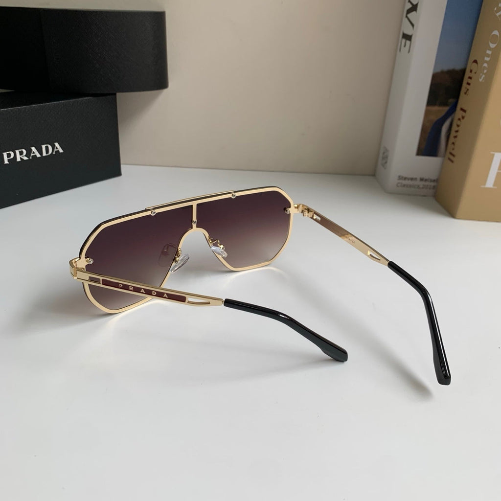 Prada Oversized Silver Lens Sunglasses for Men & Women - 487035 - detail image 6