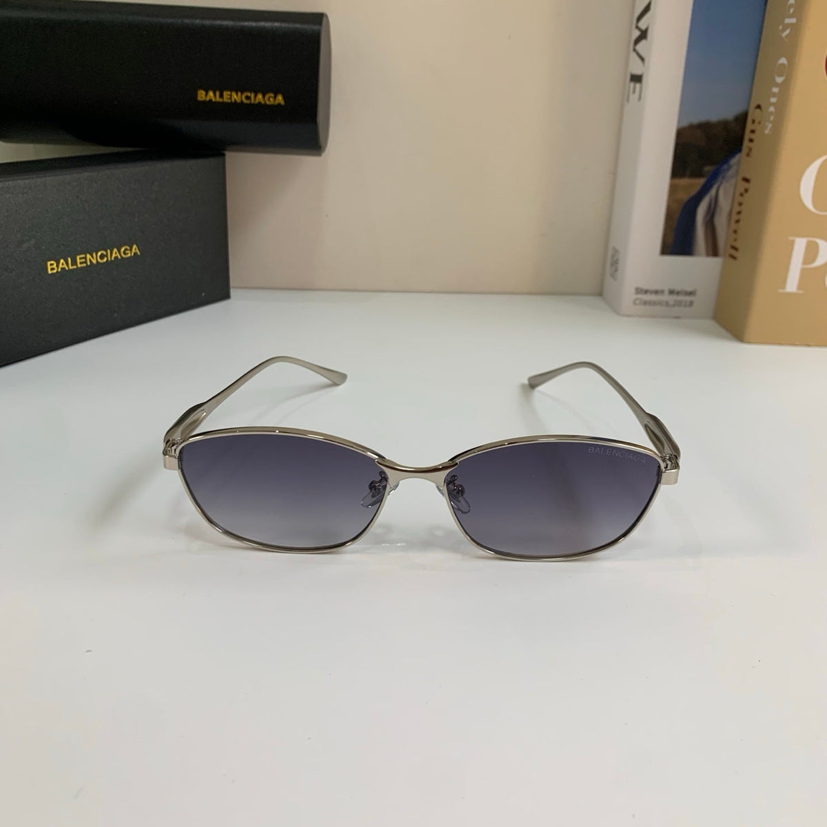 Balenciaga Fashion Silver Lens Sunglasses for Men & Women - 416096 - detail image 5