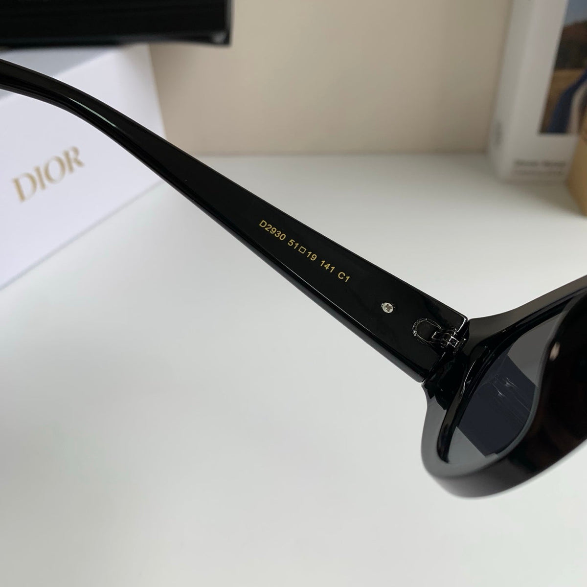 Dior Square Black Lens Sunglasses for Men & Women - 358178 - detail image 7