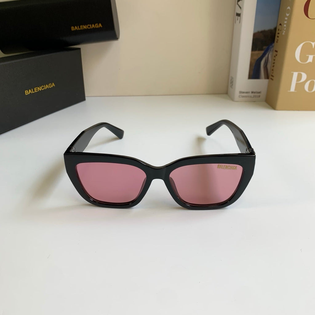 Balenciaga Square Red Lens Sunglasses for Men & Women - detail image 4