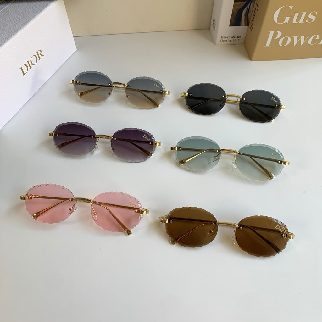 Dior Polarized Round Silver Lens Sunglasses for Men & Women - 382457 - detail image 9