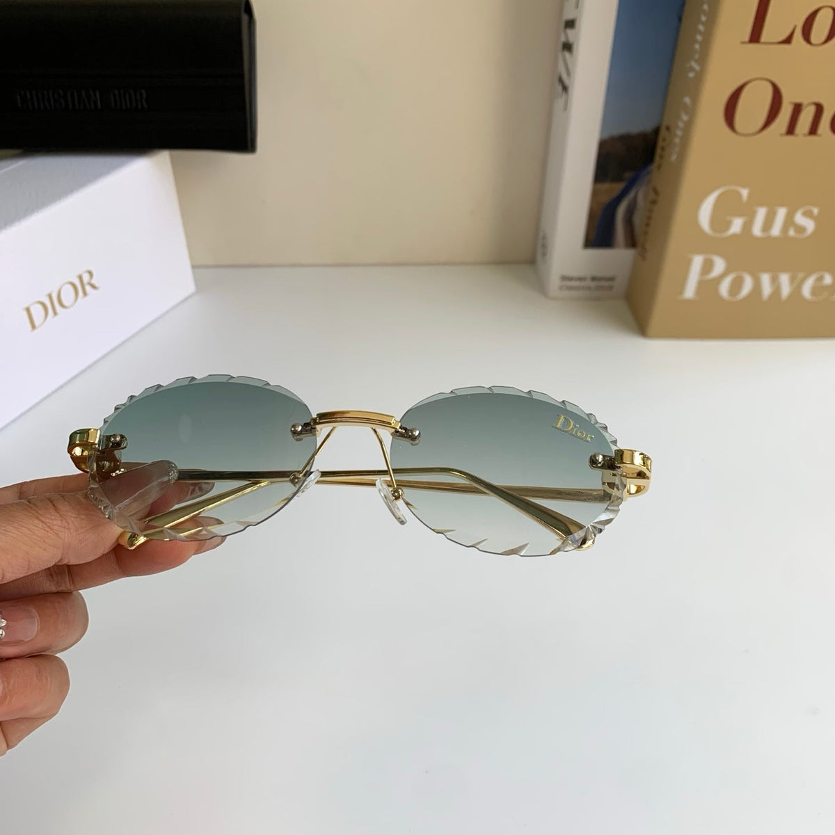 Dior Polarized Round Silver Lens Sunglasses for Men & Women - 382459 - detail image 3