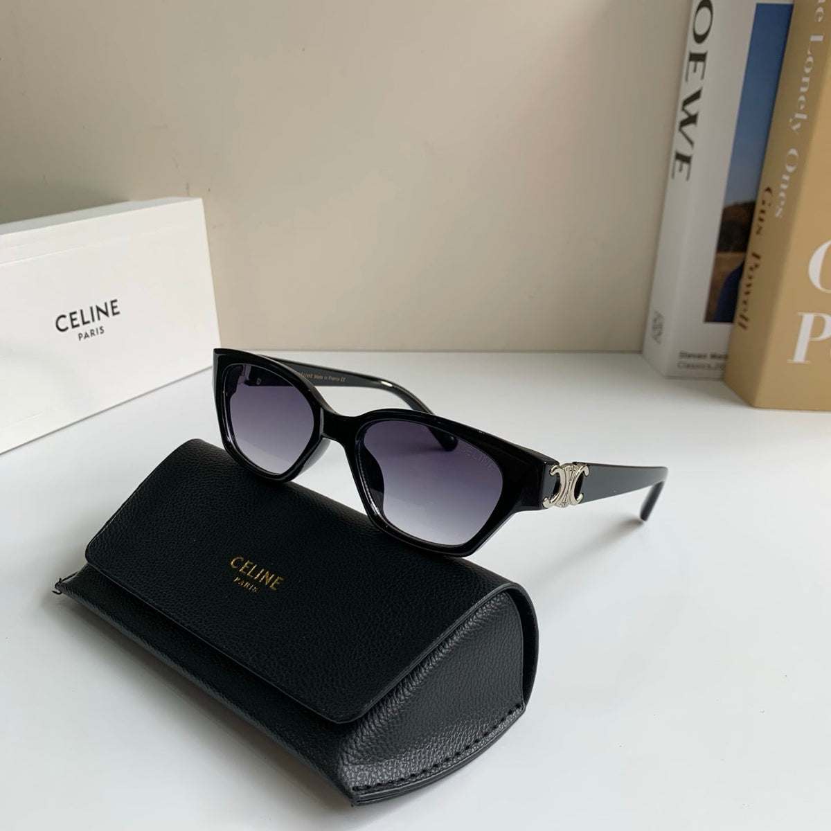 Celine Square Silver Lens Sunglasses for Men & Women - 415608 - detail image 5