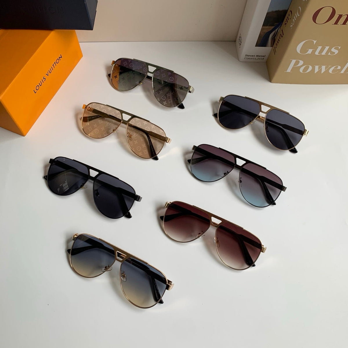 Louis Vuitton Metal Aviator Silver Lens Sunglasses for Men & Women - 431240 - detail image 9