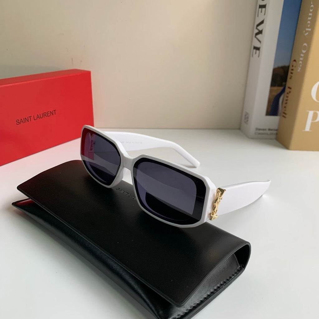 Saint Laurent Square Silver Lens Sunglasses for Men & Women - 358264 - detail image 5