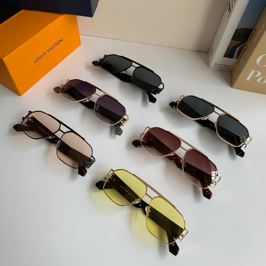 Louis Vuitton Metal Aviator Silver Lens Sunglasses for Men & Women - 493136 - detail image 10
